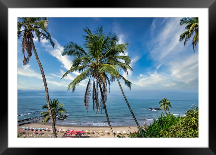 Sunshine Beach Paradise Islans Framed Mounted Print by Travel and Pixels 