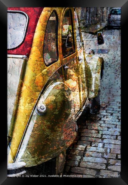 The Citreon 2CV car Framed Print by Joy Walker