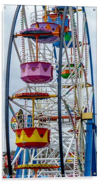 The Ferris Wheel Acrylic by Lisa Hands