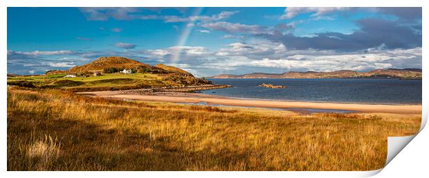 Firemore Beach, Poolewe, Scotland. Print by Colin Allen