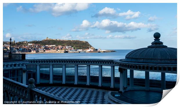 The Spa, Scarborough, North Yorkshire. Print by Lisa Hands