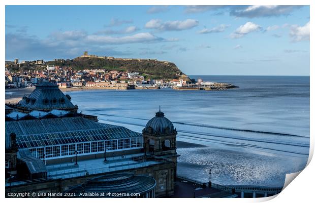 Scarborough Spa 2 Print by Lisa Hands