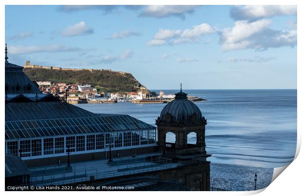 Scarborough Spa Print by Lisa Hands