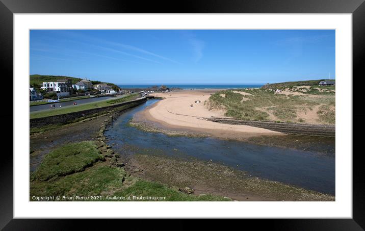 Bude, Cornwall Framed Mounted Print by Brian Pierce