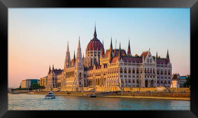 Dust At The Hungarian Parliament Building Framed Print by Phil Durkin DPAGB BPE4