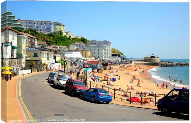 Ventnor on the Isle of Wight. Canvas Print by john hill