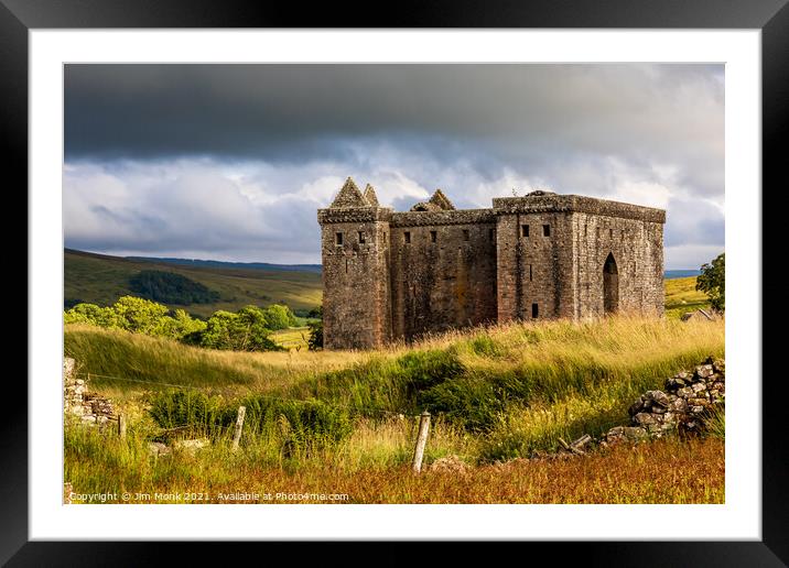 Hermitage Castle - Scotland Framed Mounted Print by Jim Monk