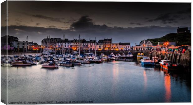 Serenity at Ilfracombe Harbour Canvas Print by Jeremy Sage