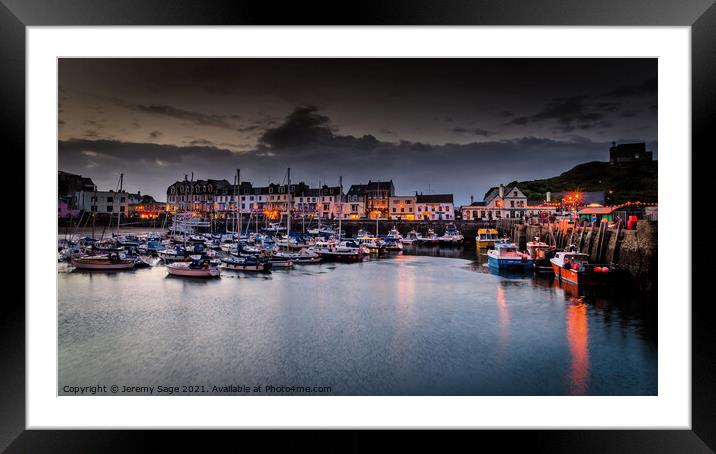 Serenity at Ilfracombe Harbour Framed Mounted Print by Jeremy Sage