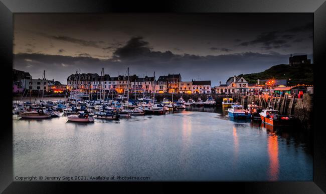 Serenity at Ilfracombe Harbour Framed Print by Jeremy Sage