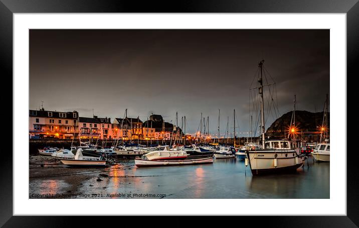 Harbour view Framed Mounted Print by Jeremy Sage