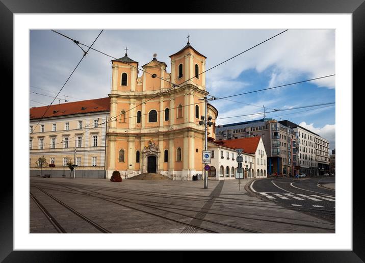 Trinity Church in Bratislava Framed Mounted Print by Artur Bogacki