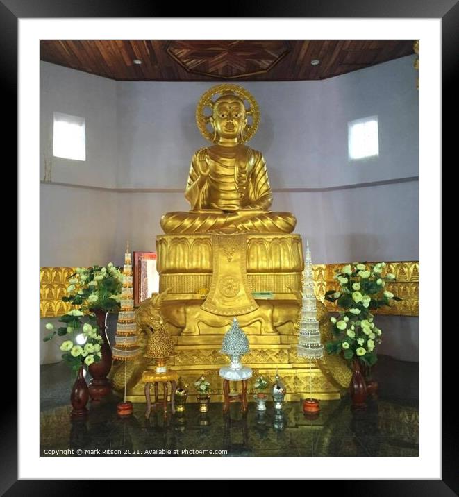 Buddha  Framed Mounted Print by Mark Ritson