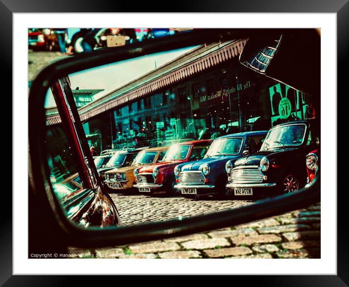 Classic Minis at the Barbican in Plymouth Framed Mounted Print by Hannah Youens