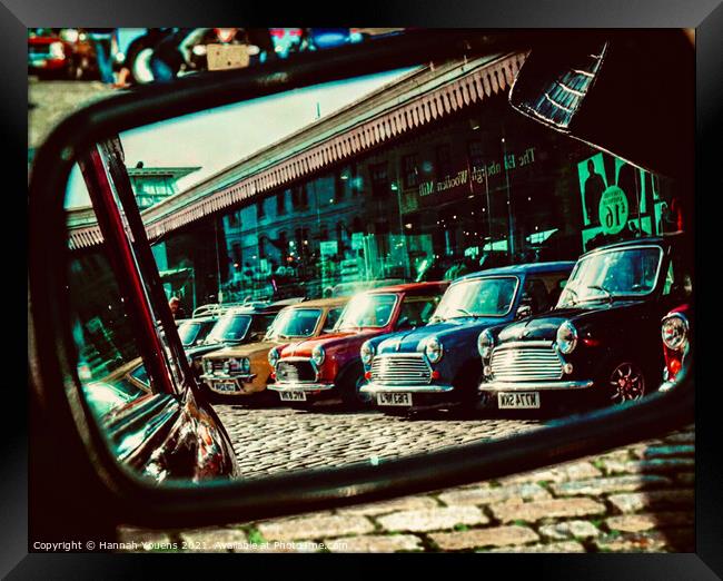 Classic Minis at the Barbican in Plymouth Framed Print by Hannah Youens