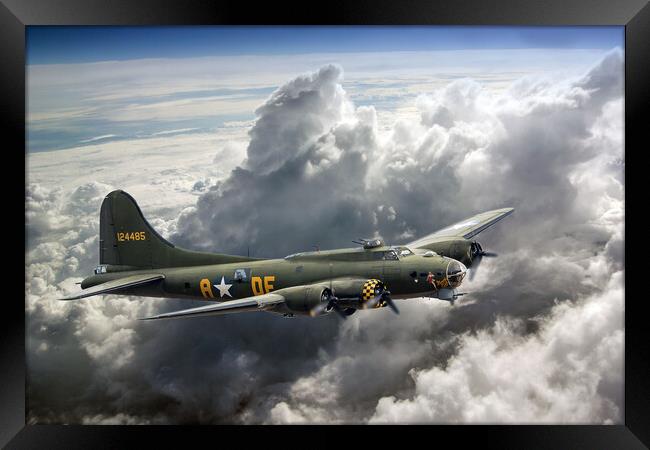 B17 Memphis Belle Framed Print by David Stanforth