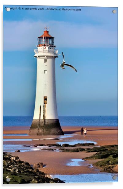 Perch Rock lighthouse, New Brighton, Wirral Acrylic by Frank Irwin