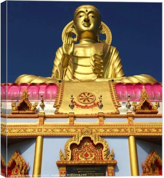 Buddhist Monument  Canvas Print by Mark Ritson