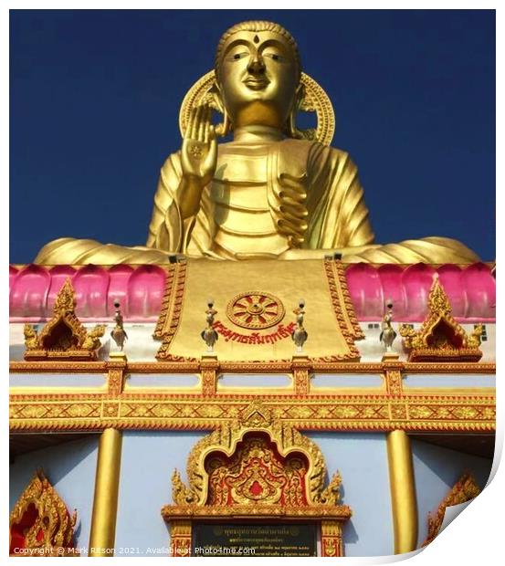 Buddhist Monument  Print by Mark Ritson
