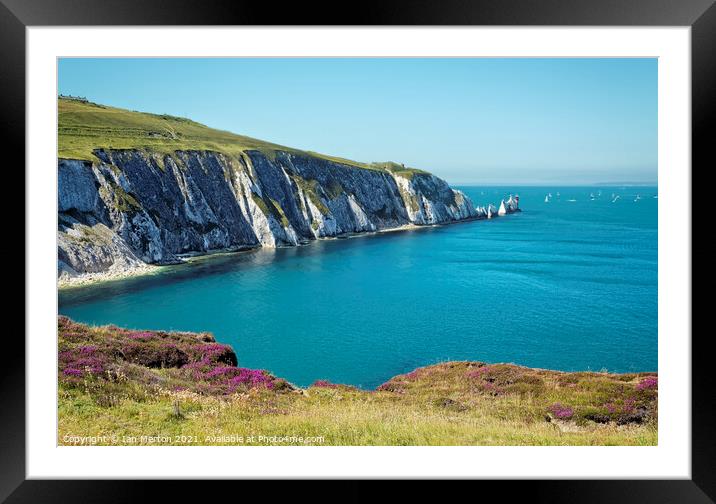 The Needles  Framed Mounted Print by Ian Merton
