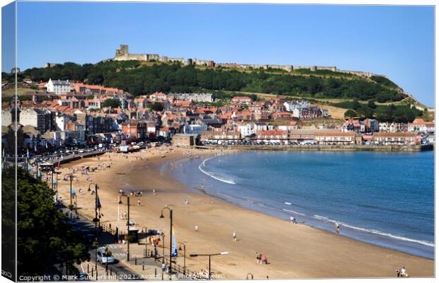 The South Bay at Scarborough Canvas Print by Mark Sunderland