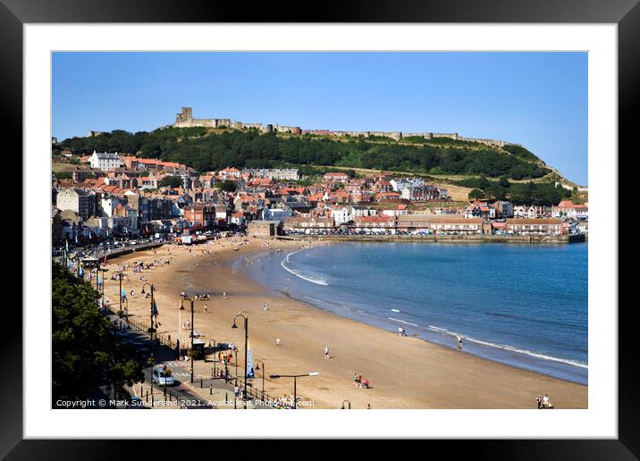 The South Bay at Scarborough Framed Mounted Print by Mark Sunderland