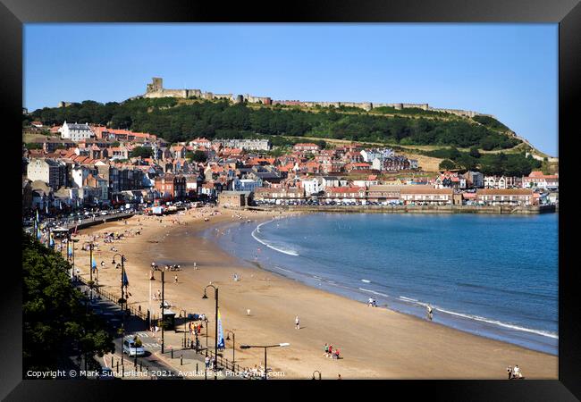 The South Bay at Scarborough Framed Print by Mark Sunderland