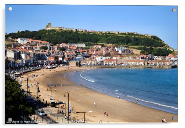 The South Bay at Scarborough Acrylic by Mark Sunderland