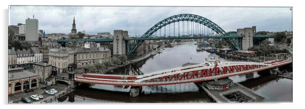 Newcastle panoramic  Acrylic by Aimie Burley