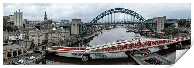 Newcastle panoramic  Print by Aimie Burley