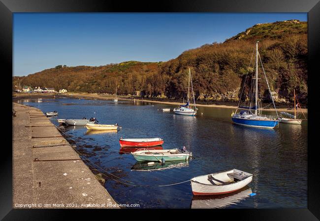 Solva, Pembrokeshire Framed Print by Jim Monk