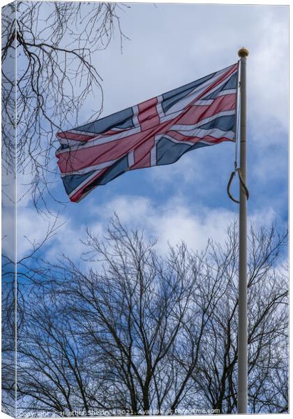 Union Jack Flag Canvas Print by Heather Sheldrick