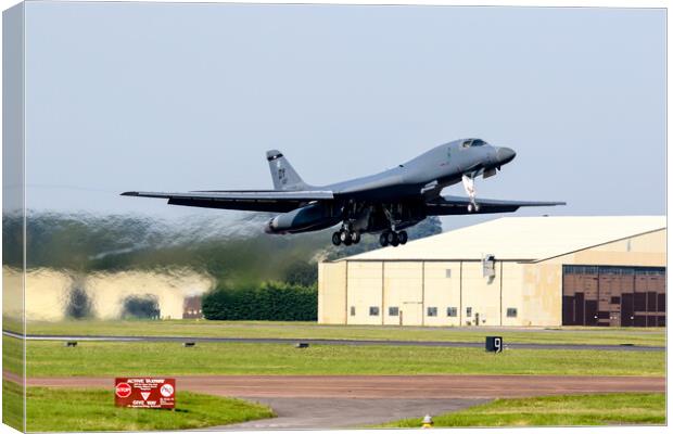 Rockwell B1 Lancer take Off Canvas Print by Oxon Images