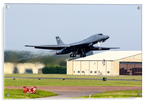 Rockwell B1 Lancer take Off Acrylic by Oxon Images