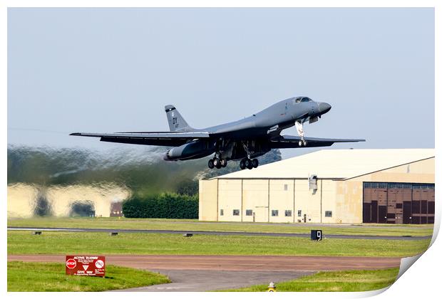 Rockwell B1 Lancer take Off Print by Oxon Images