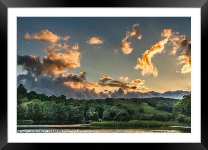 Esthwaite Water South Lakes Cumbria Framed Mounted Print by Phil Longfoot