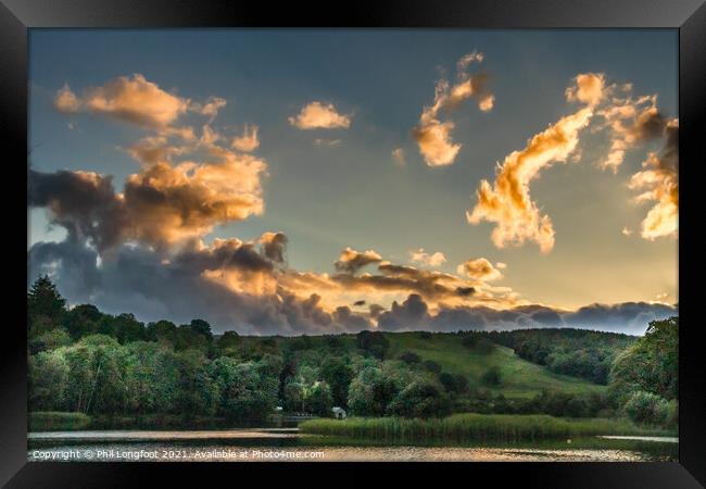 Esthwaite Water South Lakes Cumbria Framed Print by Phil Longfoot