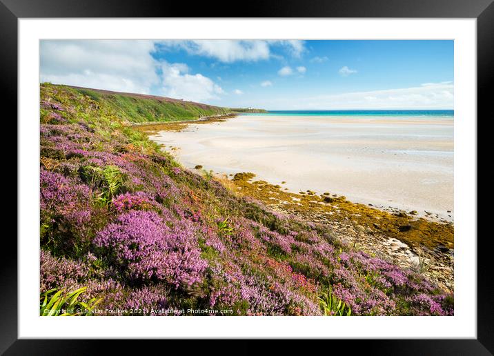Waulkmill Bay, Orkney, Scotland Framed Mounted Print by Justin Foulkes