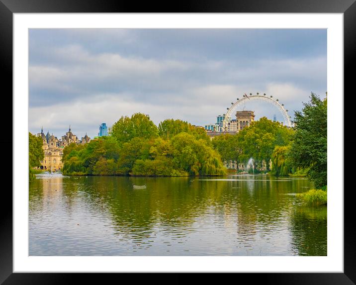 St James Park Framed Mounted Print by Clive Eariss