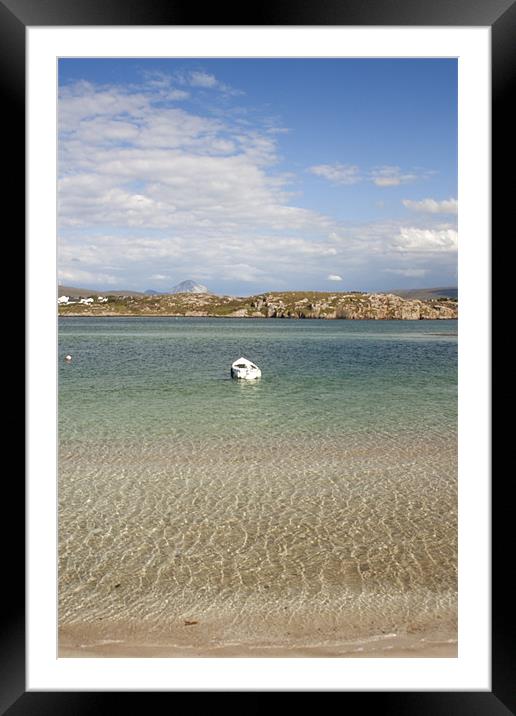 Donegal lagoon Framed Mounted Print by David McFarland