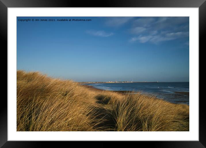 From the Seaton Sluice Sand Dunes Framed Mounted Print by Jim Jones