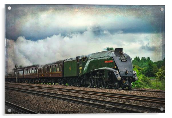 60009 Union of South Africa Steam Engine Acrylic by Keith Douglas