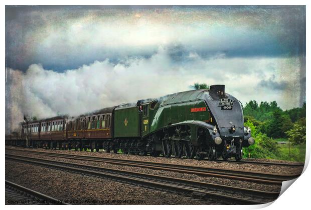 60009 Union of South Africa Steam Engine Print by Keith Douglas