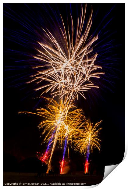 Fireworks 7103 Print by Ernie Jordan