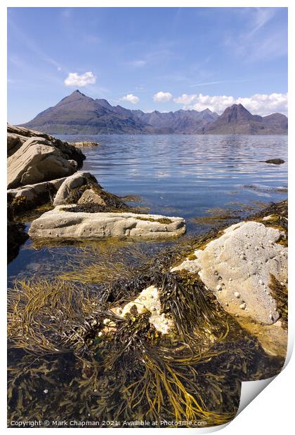 The Black Cuillin mountains on the Isle of Skye Print by Photimageon UK