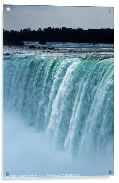 Niagara Falls Acrylic by Beth Rodney