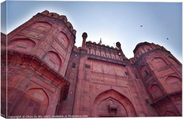 Red Fort in Delhi, India Canvas Print by Chun Ju Wu