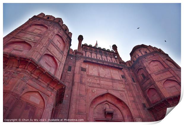 Red Fort in Delhi, India Print by Chun Ju Wu