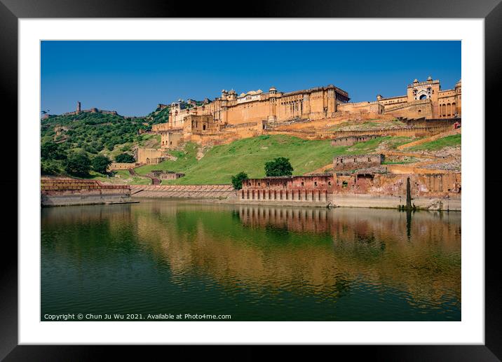 Amer Fort in Jaipur, India Framed Mounted Print by Chun Ju Wu