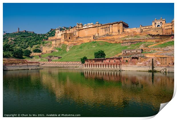 Amer Fort in Jaipur, India Print by Chun Ju Wu